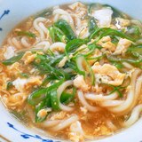 ＊＊ふんわ～り卵の優しいあんかけうどん＊＊